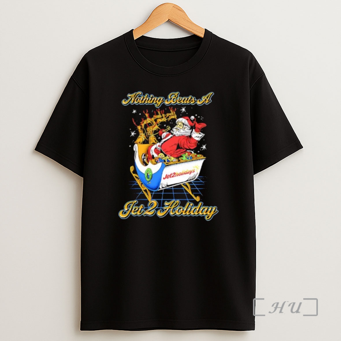 Officials Nothing Beats A Jet 2 Holiday Santa Claus Christmas Premium Shirt Sweatshirt Tee