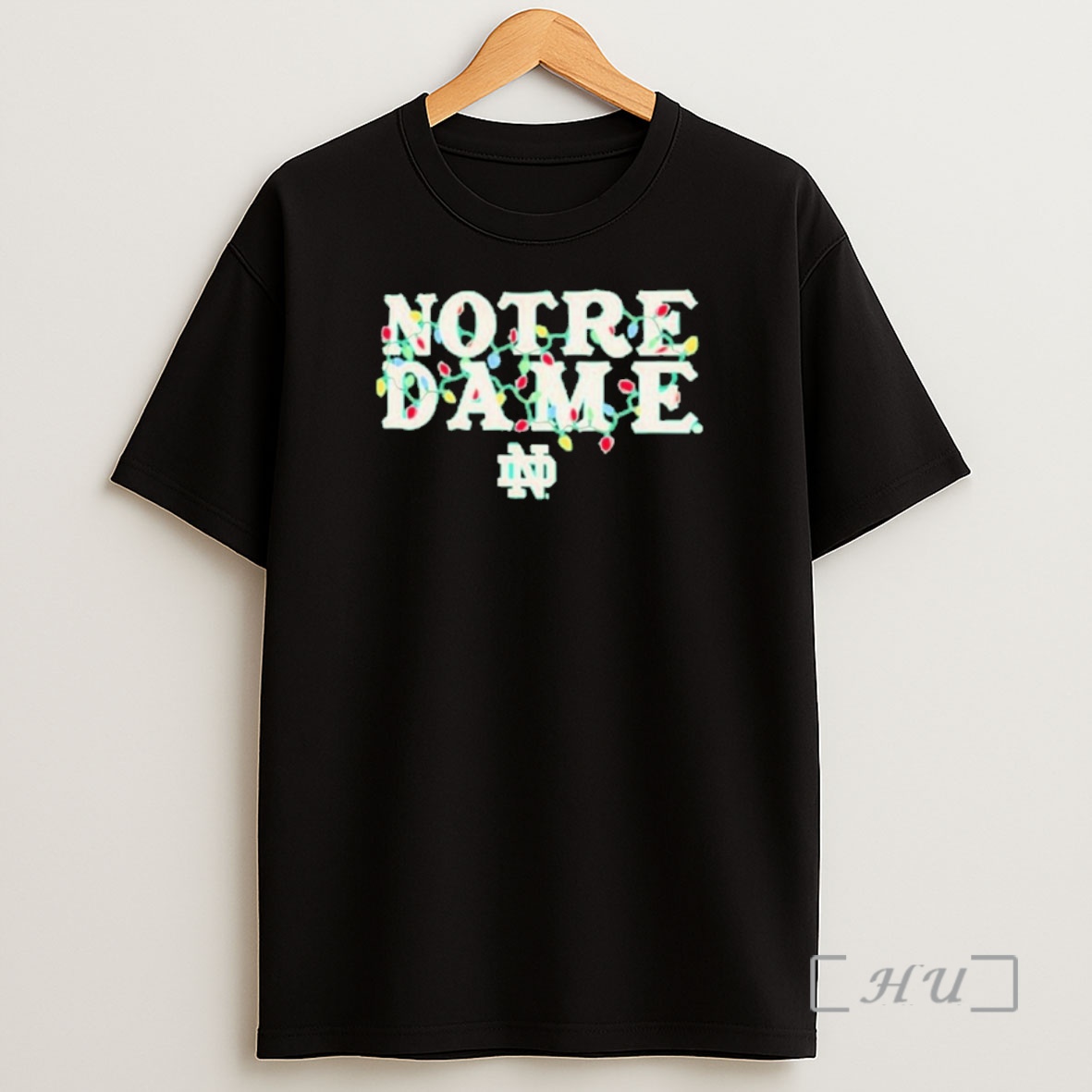 Officials Notre Dame Fighting Irish String Lights Christmas Premium Shirt Sweatshirt Tee