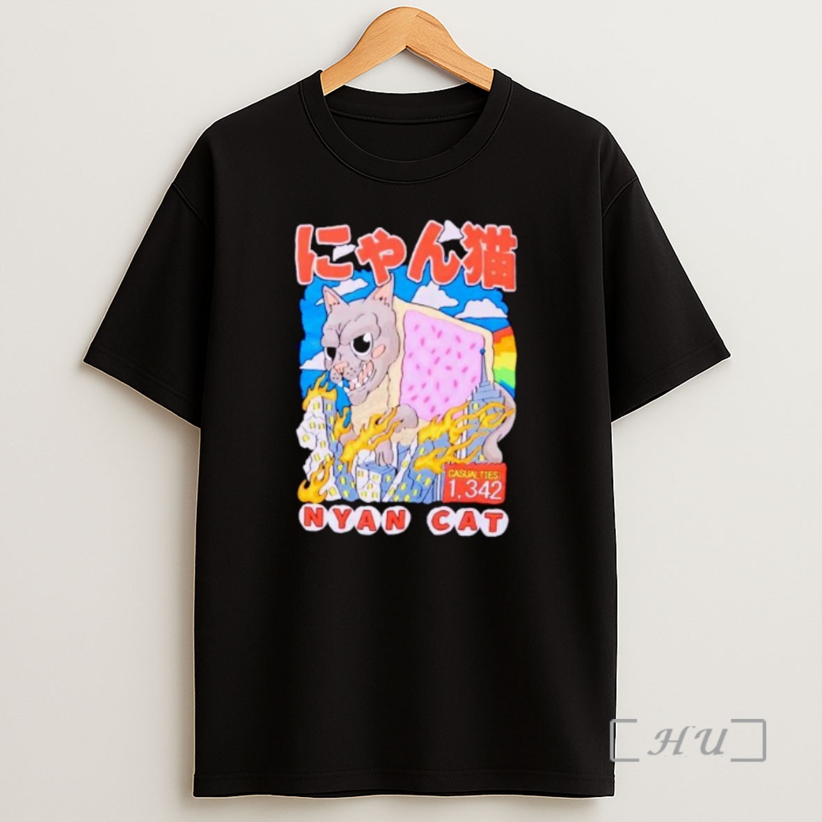 Officials Nyan Cat Kaiju Ornaments Premium Shirt Sweatshirt Tee
