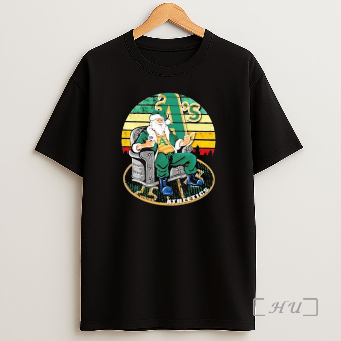 Officials Oakland Athletics X Santa Claus Christmas Vintage Premium Shirt Sweatshirt Tee