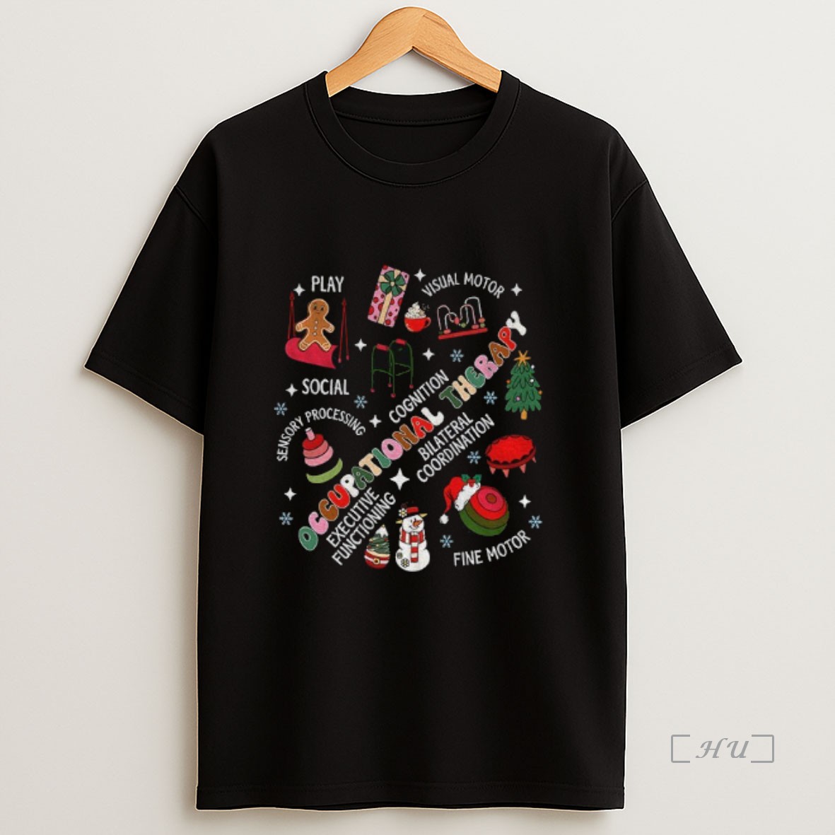 Officials Occupational Therapy Christmas Snowman Rehab Therapist Premium Shirt Sweatshirt Tee