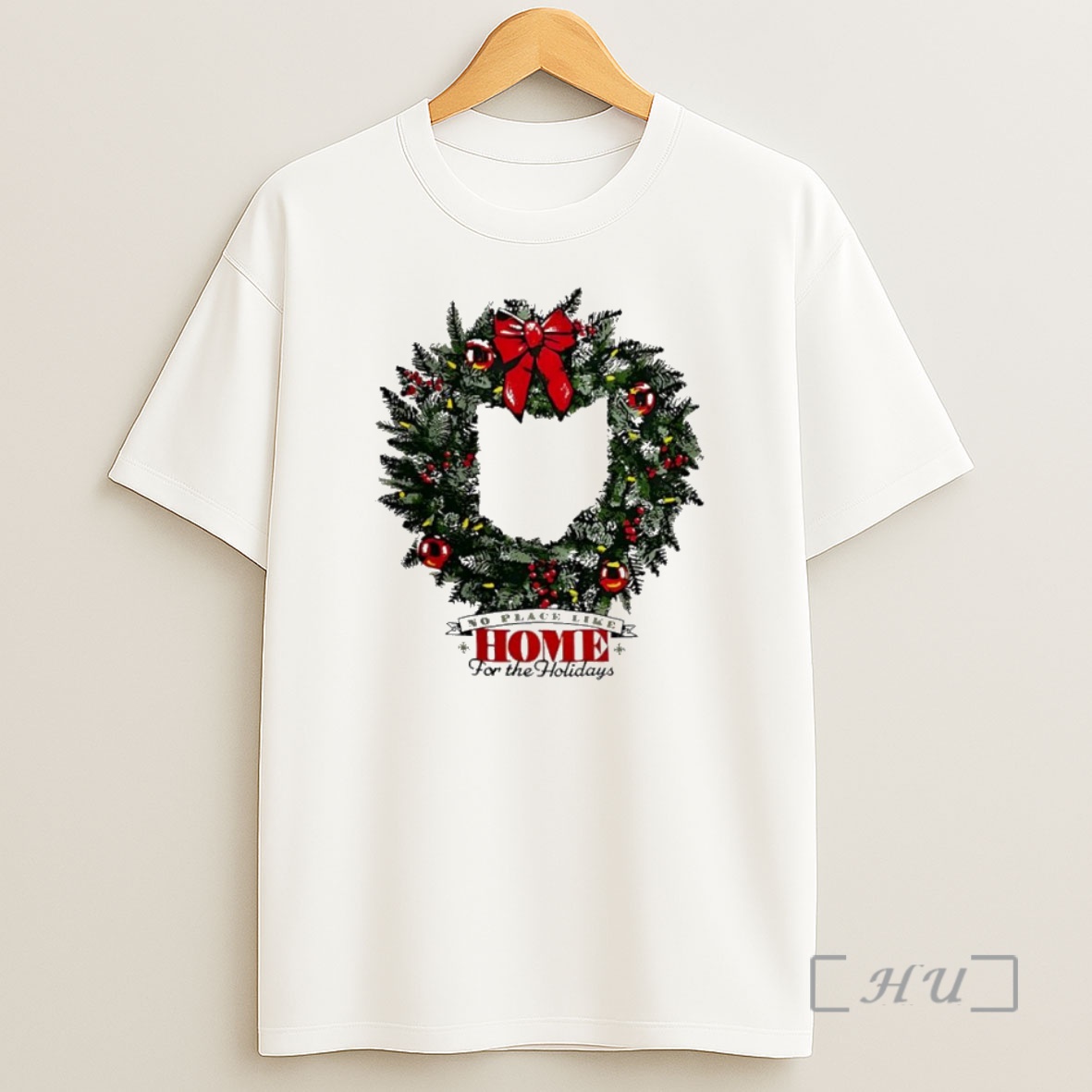 Officials Ohio Christmas No Place Like Home For The Holidays Premium Shirt Sweatshirt Tee