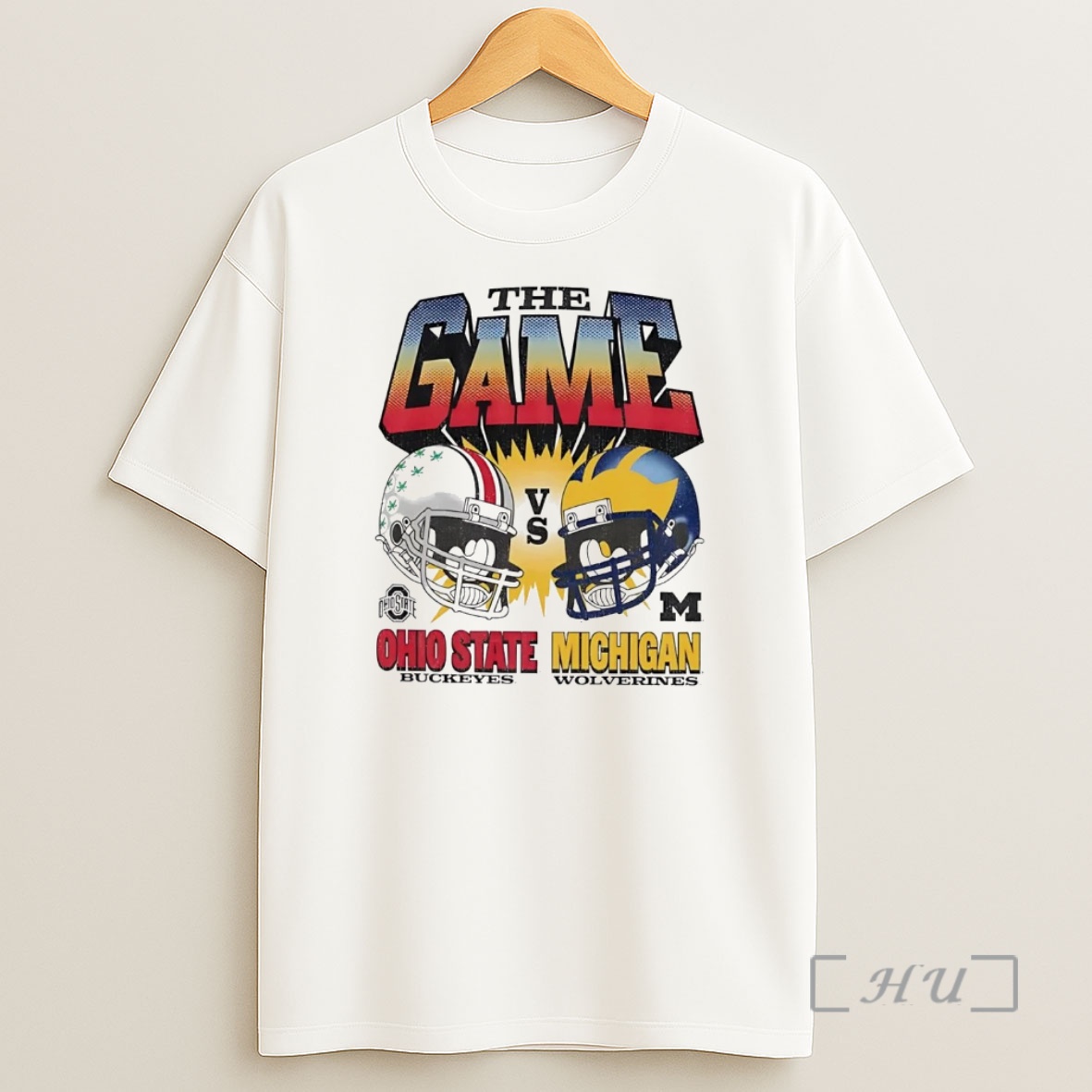Officials Ohio State Buckeyes Vs Michigan Wolverines The Game Helmet Matchup Premium Shirt Sweatshirt Tee