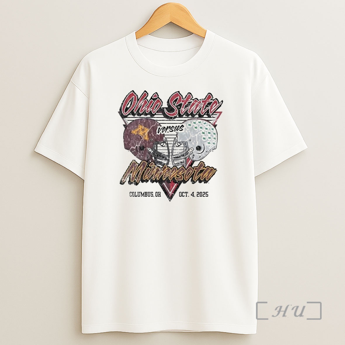 Officials Ohio State Buckeyes Vs Minnesota Golden Gophers 2025 Helmet Matchup Premium Shirt Sweatshirt Tee