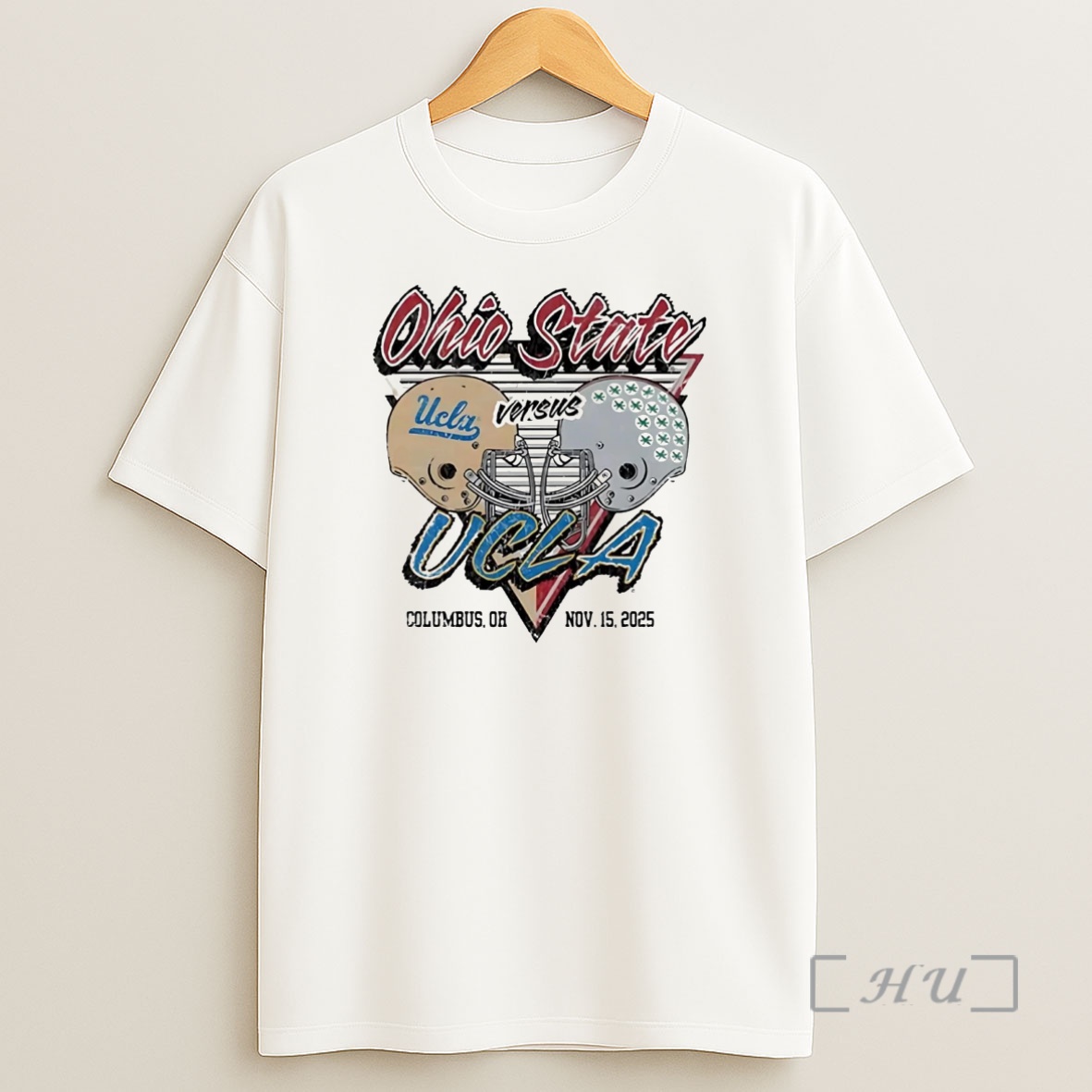 Officials Ohio State Buckeyes Vs Ucla Bruins 2025 Helmet Matchup Premium Shirt Sweatshirt Tee
