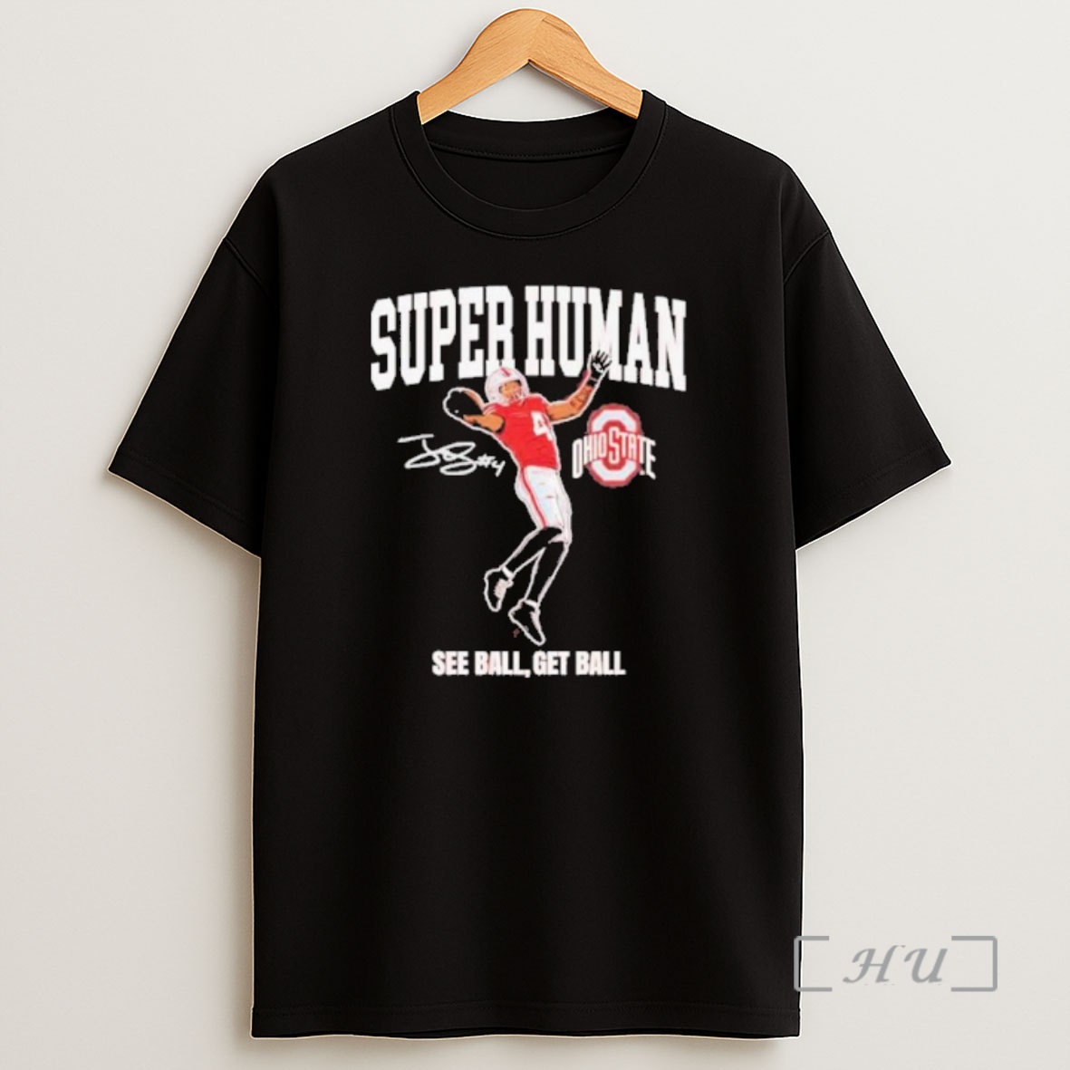 Officials Ohio State Football Jeremiah Smith Superhuman Premium Shirt Sweatshirt Tee