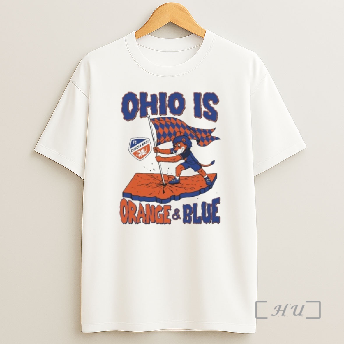 Officials Ohio Is Orange Blue Fc Cincinnati Premium Shirt Sweatshirt Tee