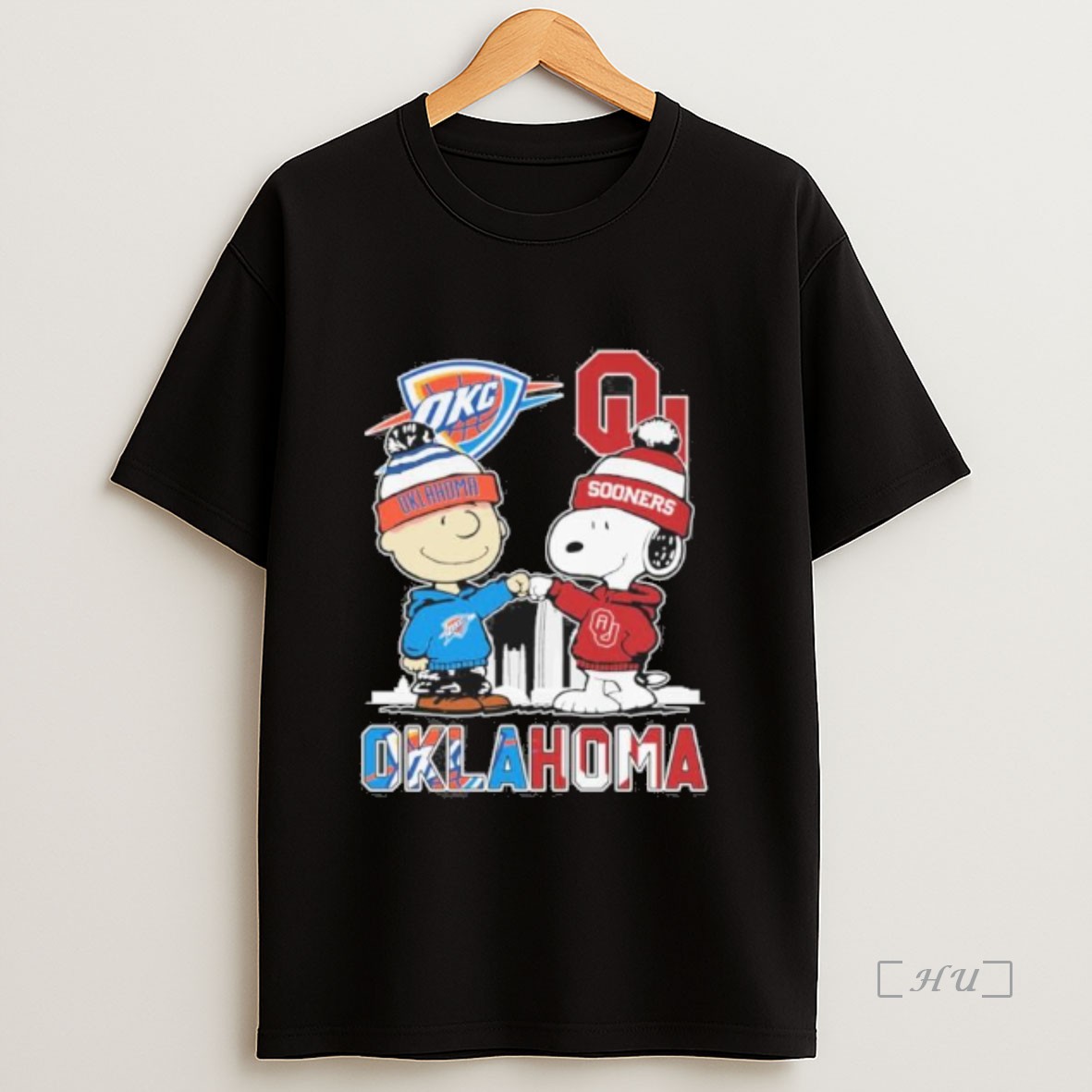 Officials Okc Thunder Vs Oklahoma Sooners X The Peanuts Fist Bump Premium Shirt Sweatshirt Tee