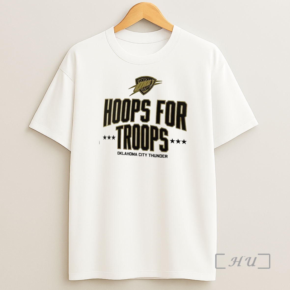 Officials Oklahoma City Thunder Hoop For Troops Premium Shirt Sweatshirt Tee