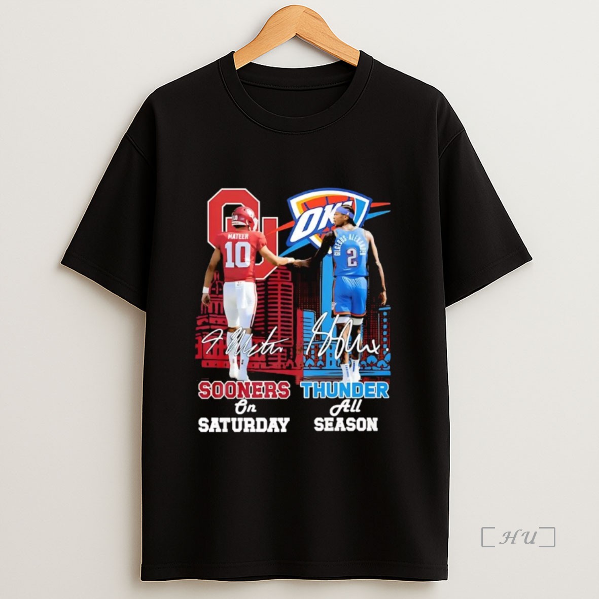 Officials Oklahoma Sooners Mateer On Saturday Okc Thunder Sga All Season Premium Shirt Sweatshirt Tee