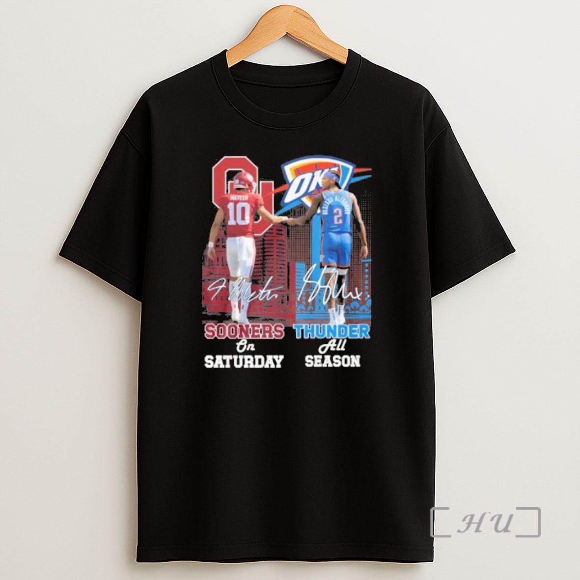 Officials Oklahoma Sooners On Saturdays And Okc Thunder All Season City Premium Shirt Sweatshirt Tee