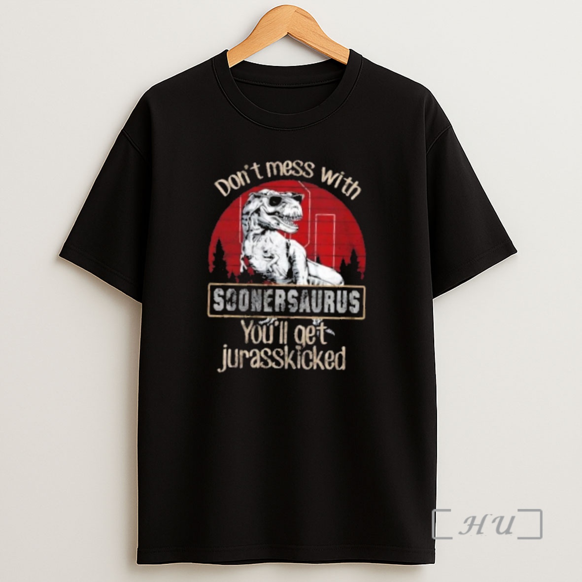 Officials Oklahoma Sooners Dont Mess With Soonersaurus Youll Get Jurasskicked Premium Shirt Sweatshirt Tee