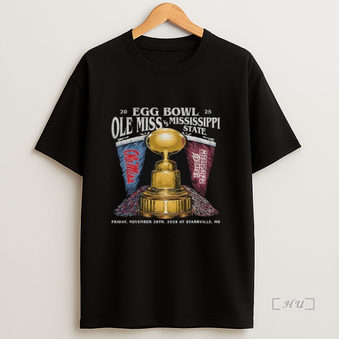 Officials Ole Miss Vs Mississippi State Egg Bowl 2025 Friday November 28th 2025 At Starkville Ms Trophy Premium Shirt Sweatshirt Tee