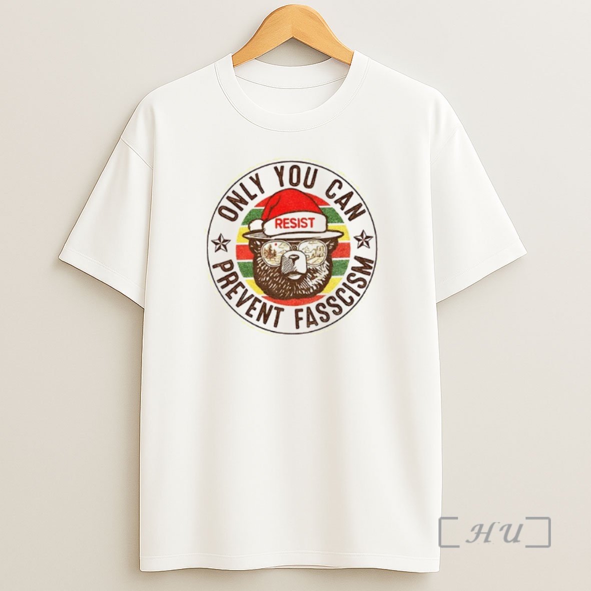 Officials Only You Can Prevent Fascism Resist Christmas Premium Shirt Sweatshirt Tee