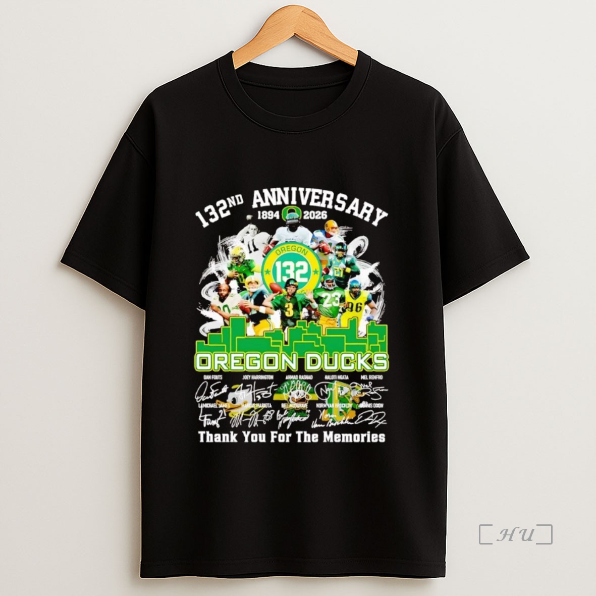 Officials Oregon Ducks 132nd Anniversary 2026 Thank You For The Memories Premium Shirt Sweatshirt Tee