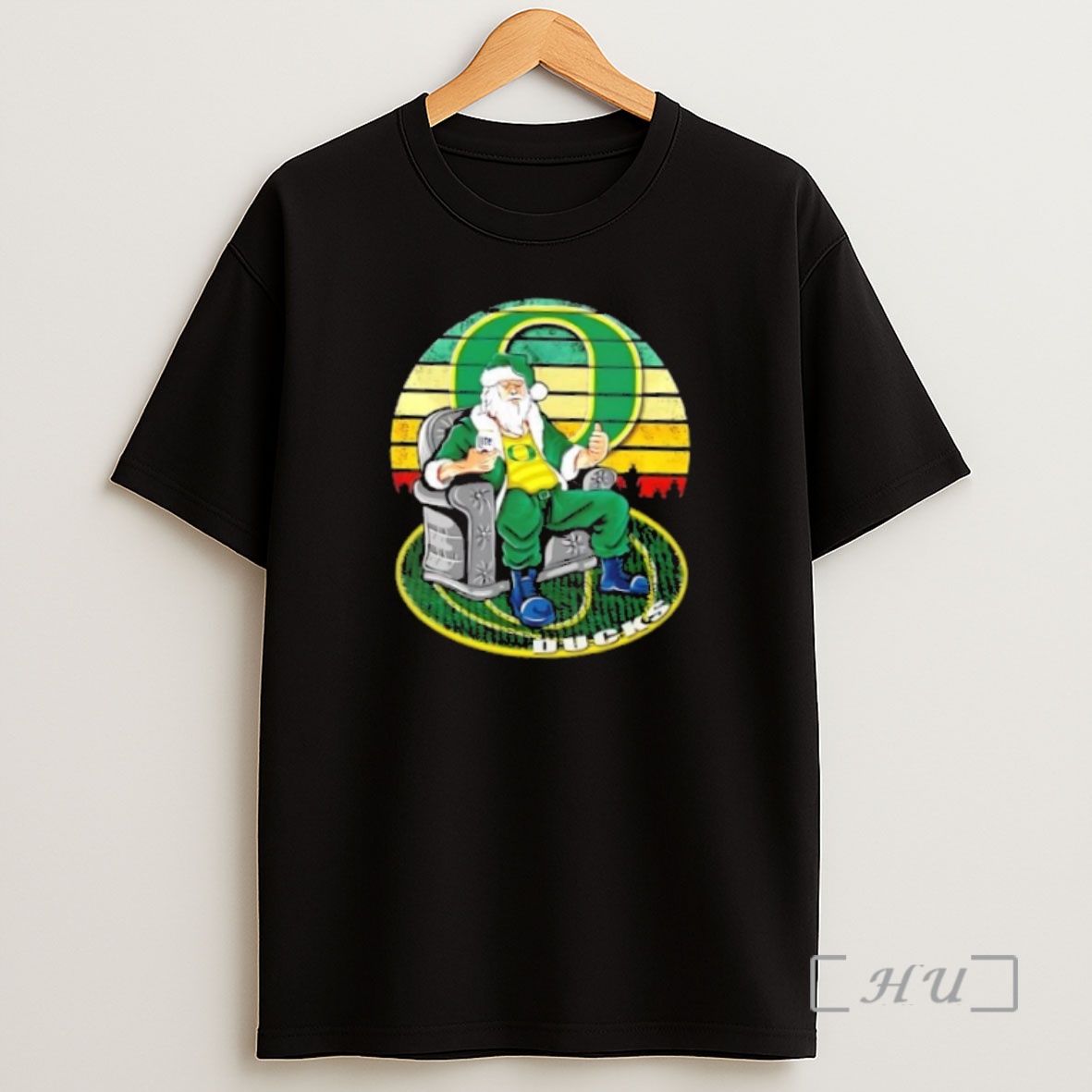 Officials Oregon Ducks X Santa Claus Christmas Vintage Premium Shirt Sweatshirt Tee