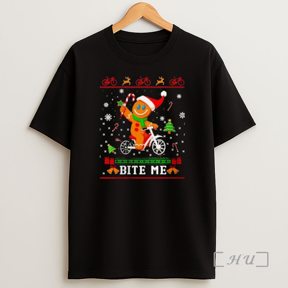Officials Orionride Happy Gingerbread Man Ugly Christmas Premium Shirt Sweatshirt Tee