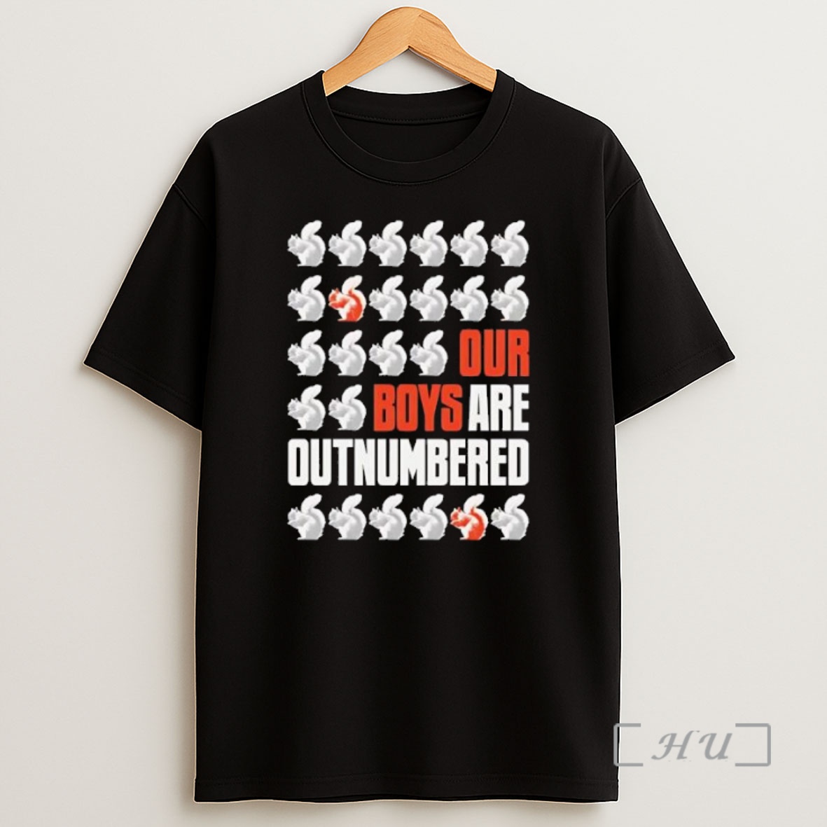 Officials Our Boys Are Outnumbered Squirrel Premium Shirt Sweatshirt Tee