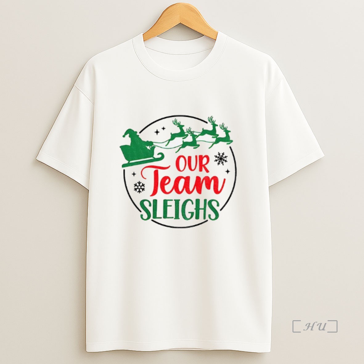 Officials Our Team Sleighs Christmas Premium Shirt Sweatshirt Tee