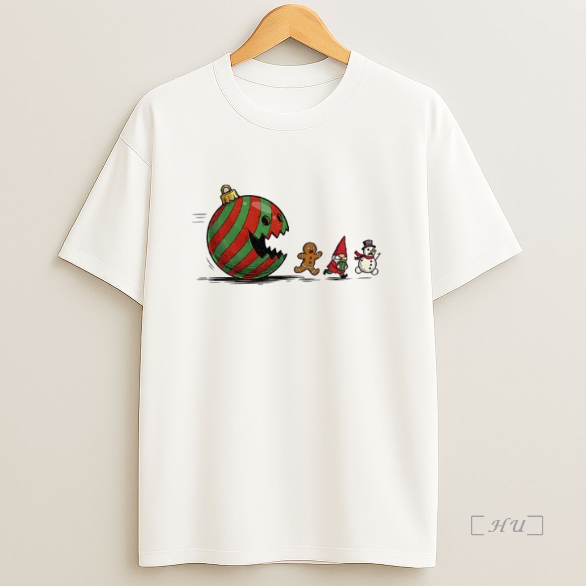Officials Pac Man Gingerbread Gnome Snowman Santa Merry Christmas Premium Shirt Sweatshirt Tee