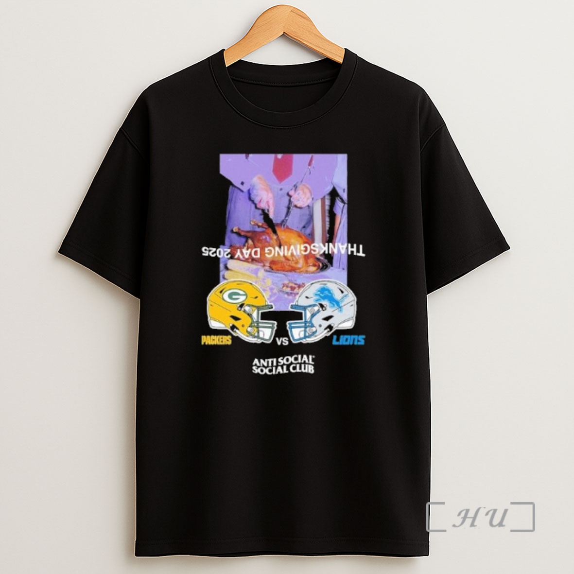 Officials Packers Vs Lions Thanksgiving Day 2025 Matchup Premium Shirt Sweatshirt Tee