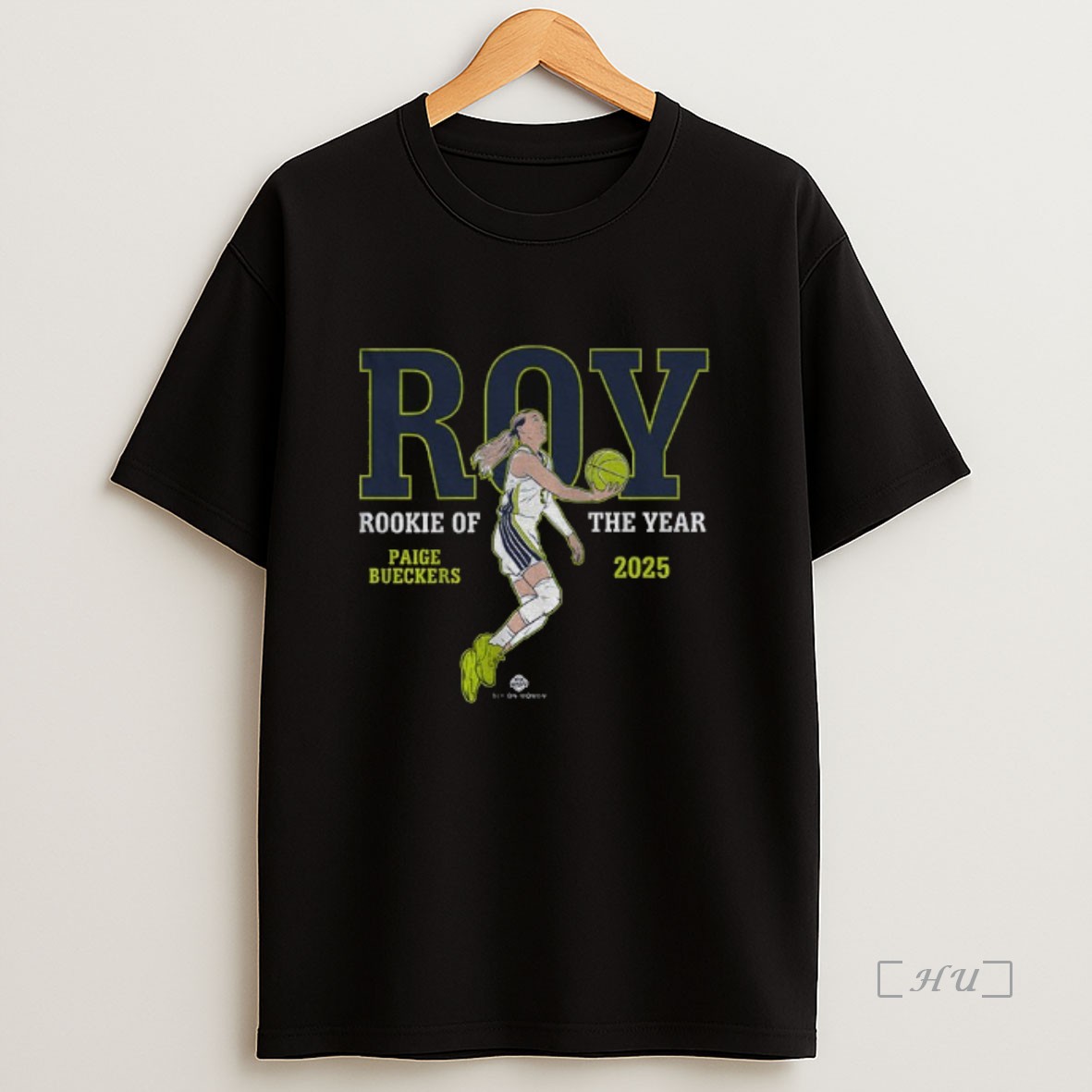 Officials Paige Bueckers Dallas Wings Basketball Wnba Roy Rookie Of The Year 2025 Premium Shirt Sweatshirt Tee