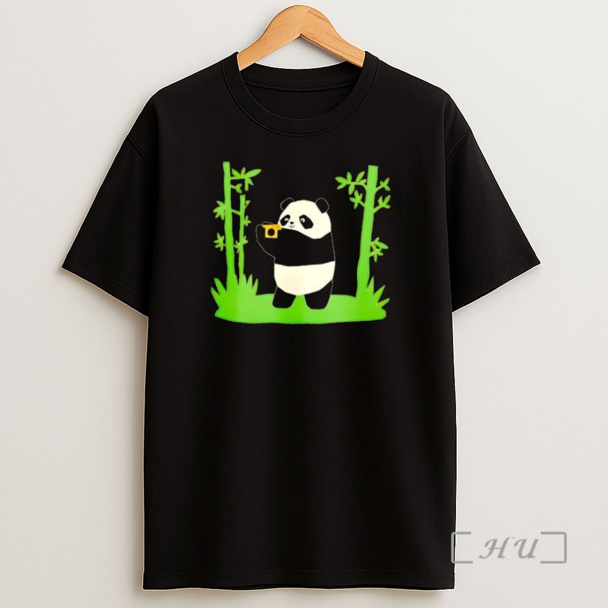 Officials Panda Holding The Camera Cartoon Premium Shirt Sweatshirt Tee
