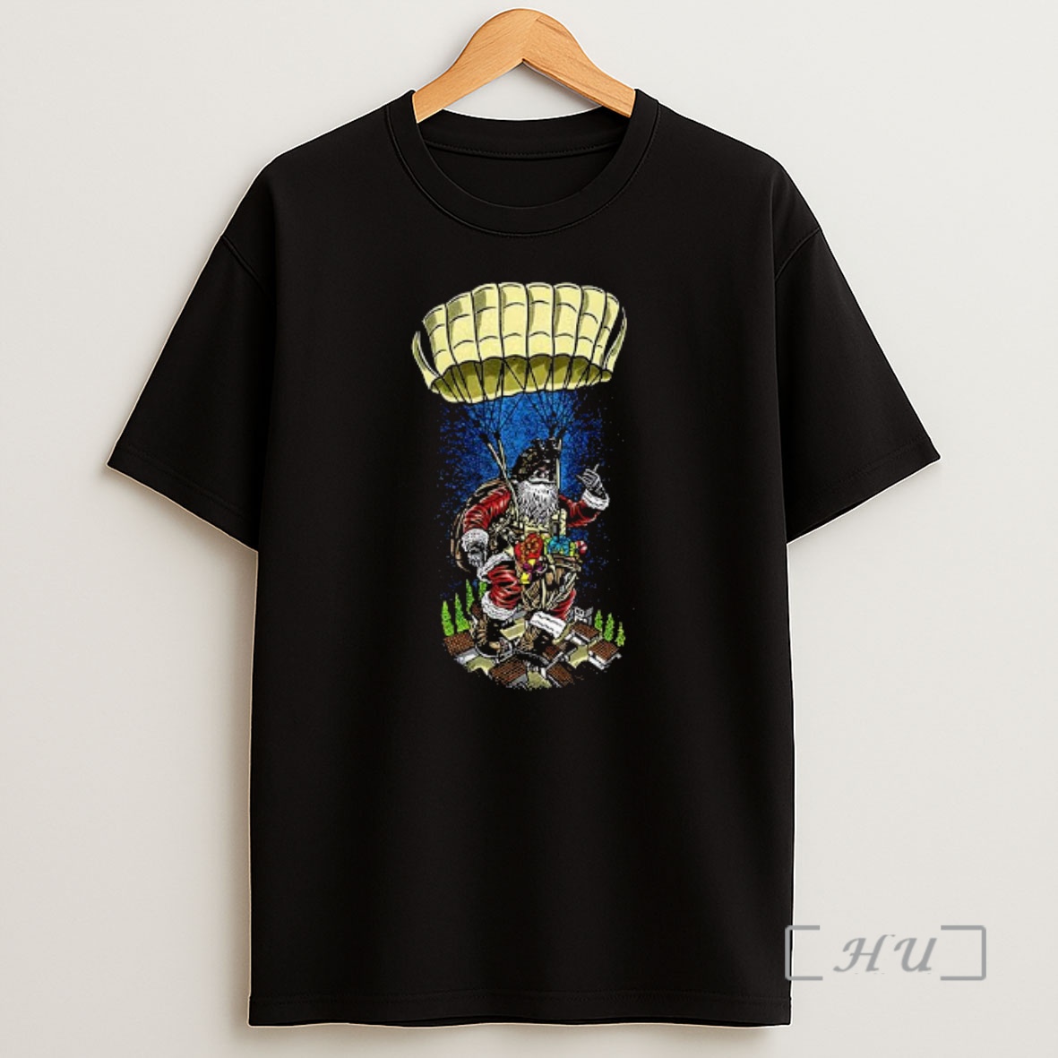 Officials Paratroopers Airborne Santa Christmas Premium Shirt Sweatshirt Tee