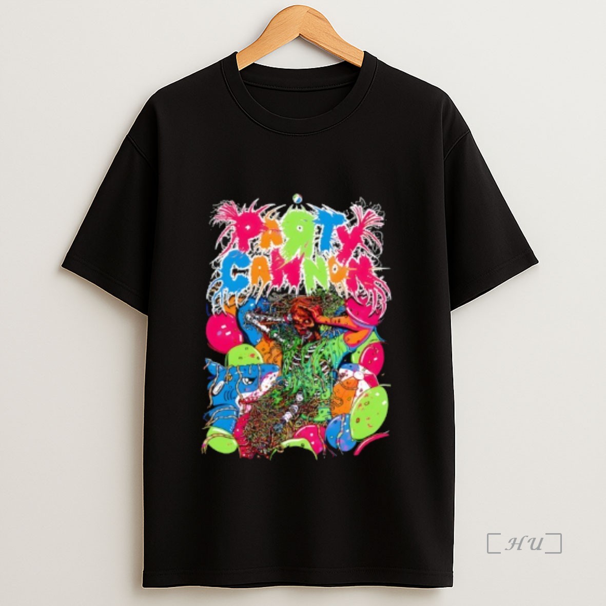 Officials Party Connon Theme Gore Art Neon Cartoon Chaos Extreme Premium Shirt Sweatshirt Tee