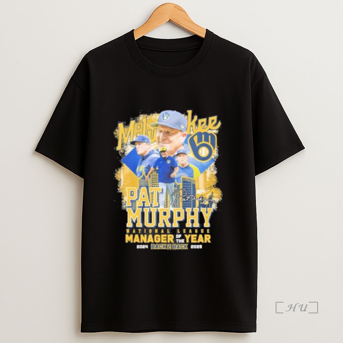 Officials Pat Murphy Back 2 Back Nl Manager Of The Year Signature Premium Shirt Sweatshirt Tee
