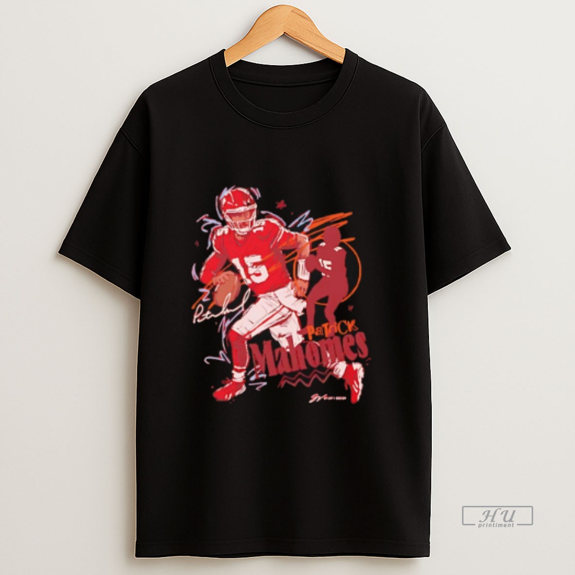 Officials Patrick Mahomes Kansas City Chiefs Signature Vintage Sweatshirt Tee