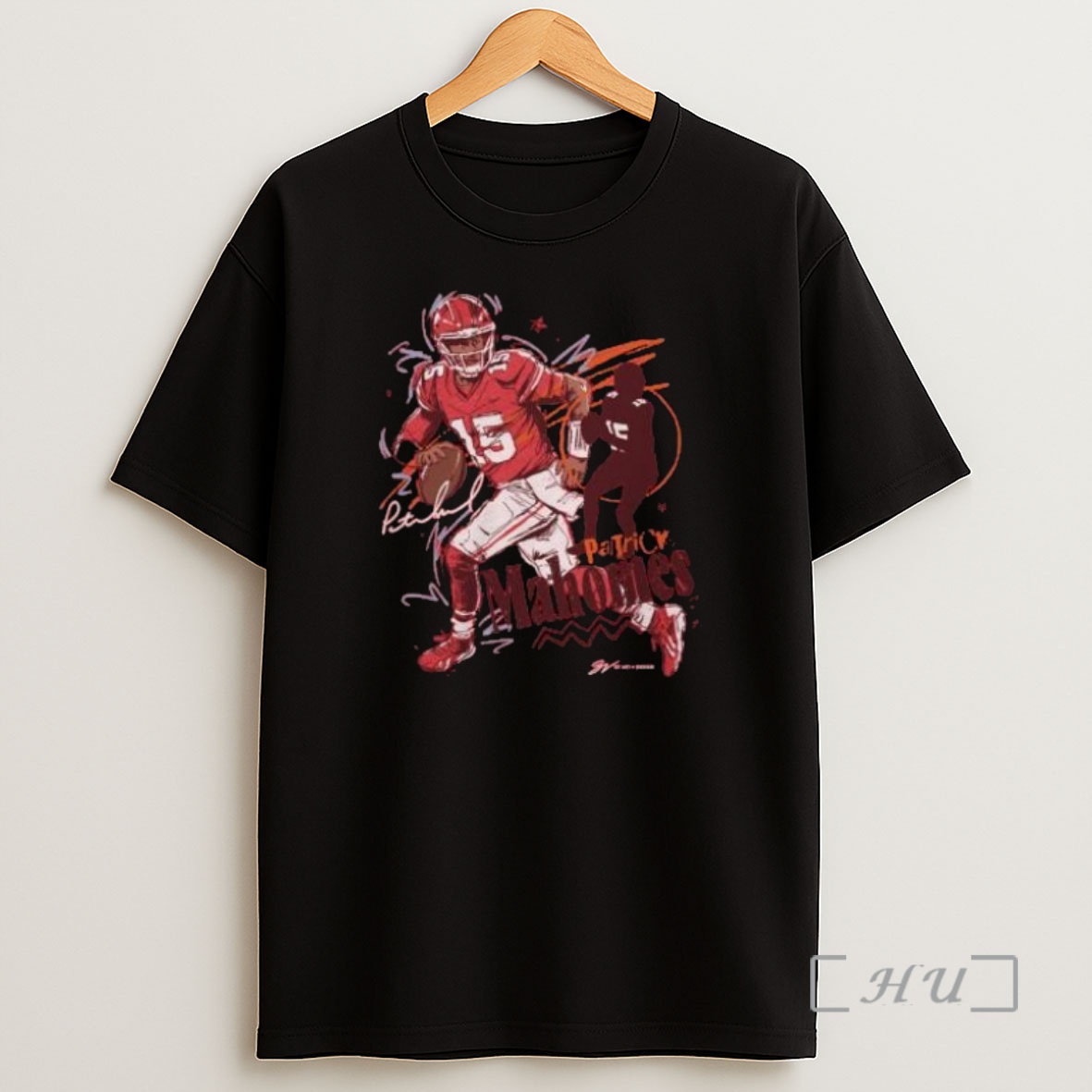 Officials Patrick Mahomes Kansas City Scribble Signature Premium Shirt Sweatshirt Tee