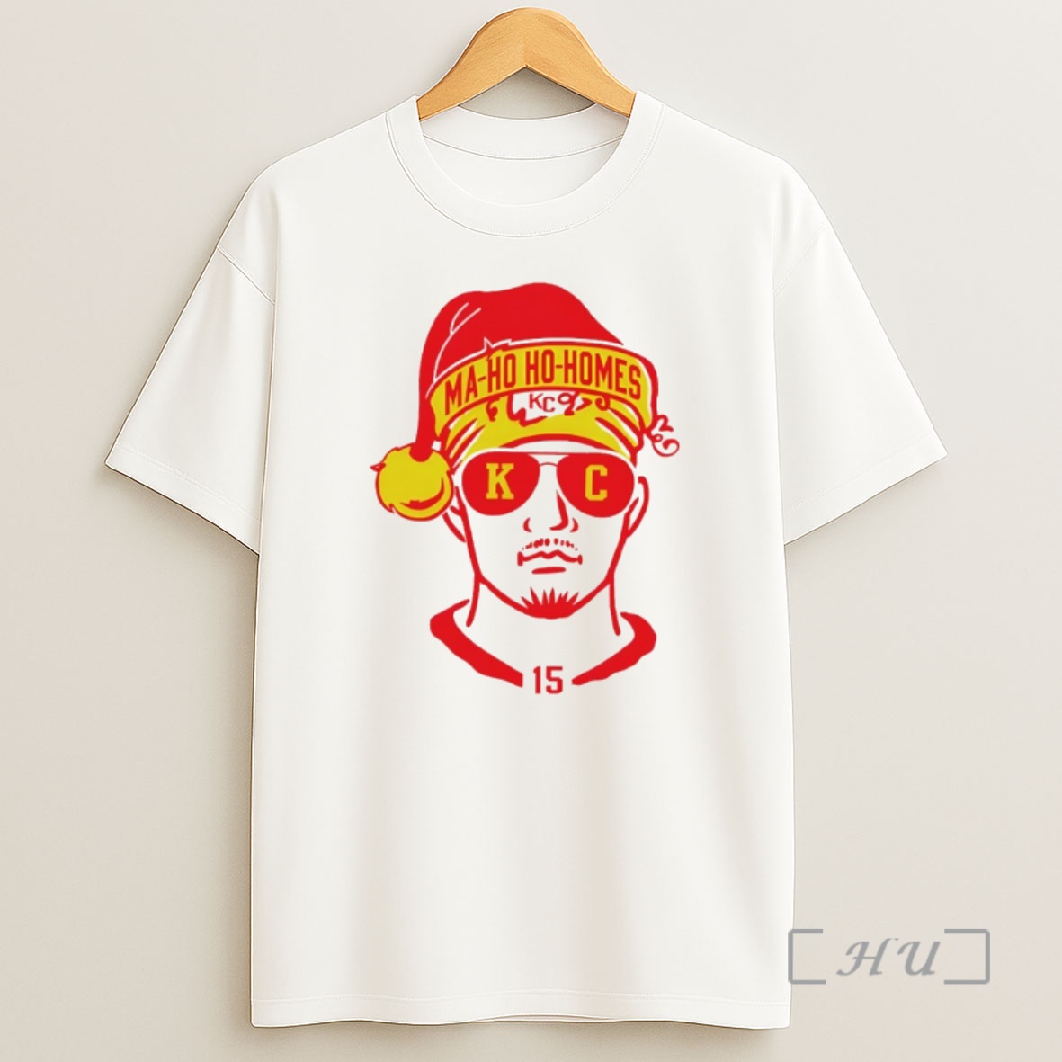 Officials Patrick Mahomes Ma Ho Ho Homes Santa Hat Premium Shirt Sweatshirt Tee