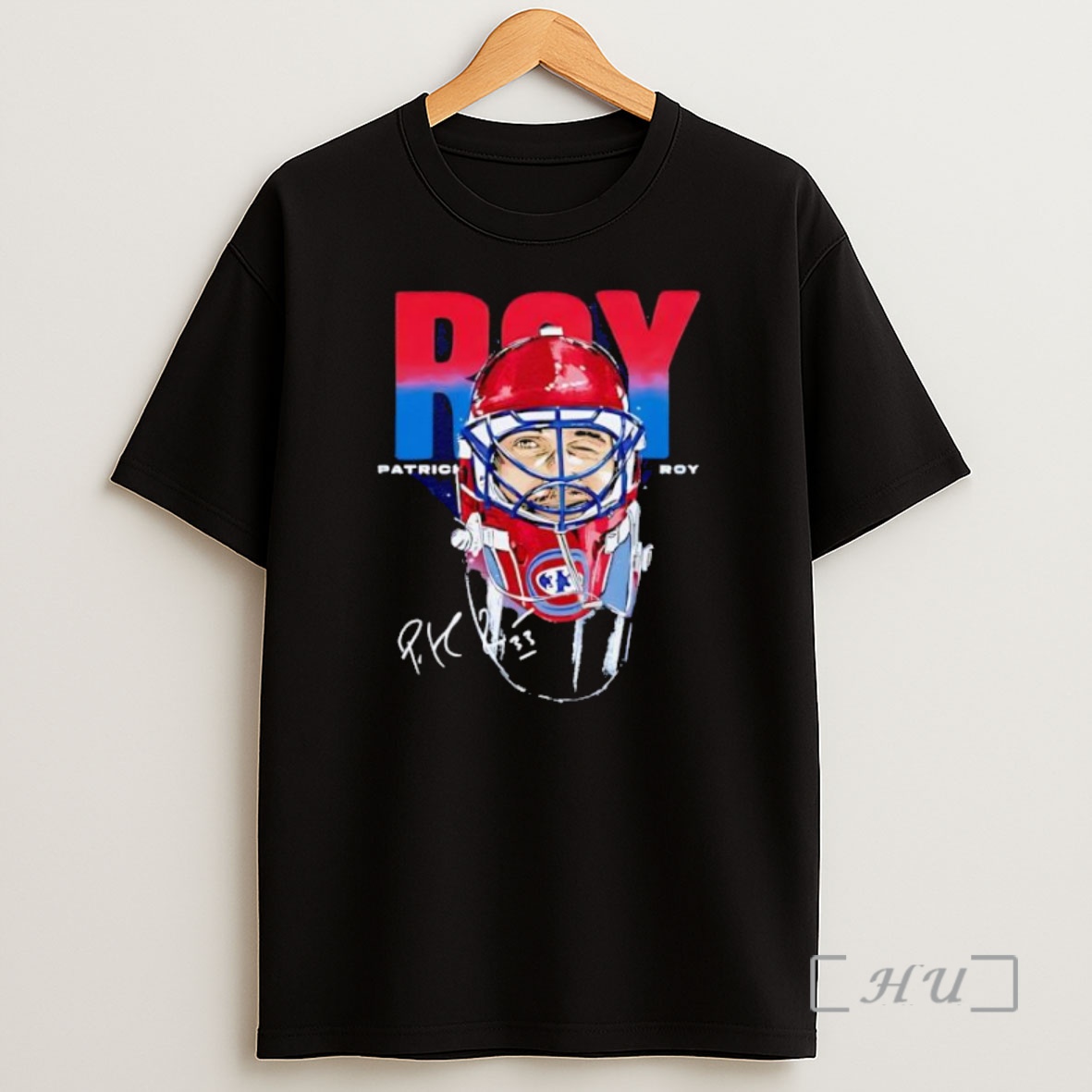 Officials Patrick Roy Montreal Goalie Mask Signature Premium Shirt Sweatshirt Tee