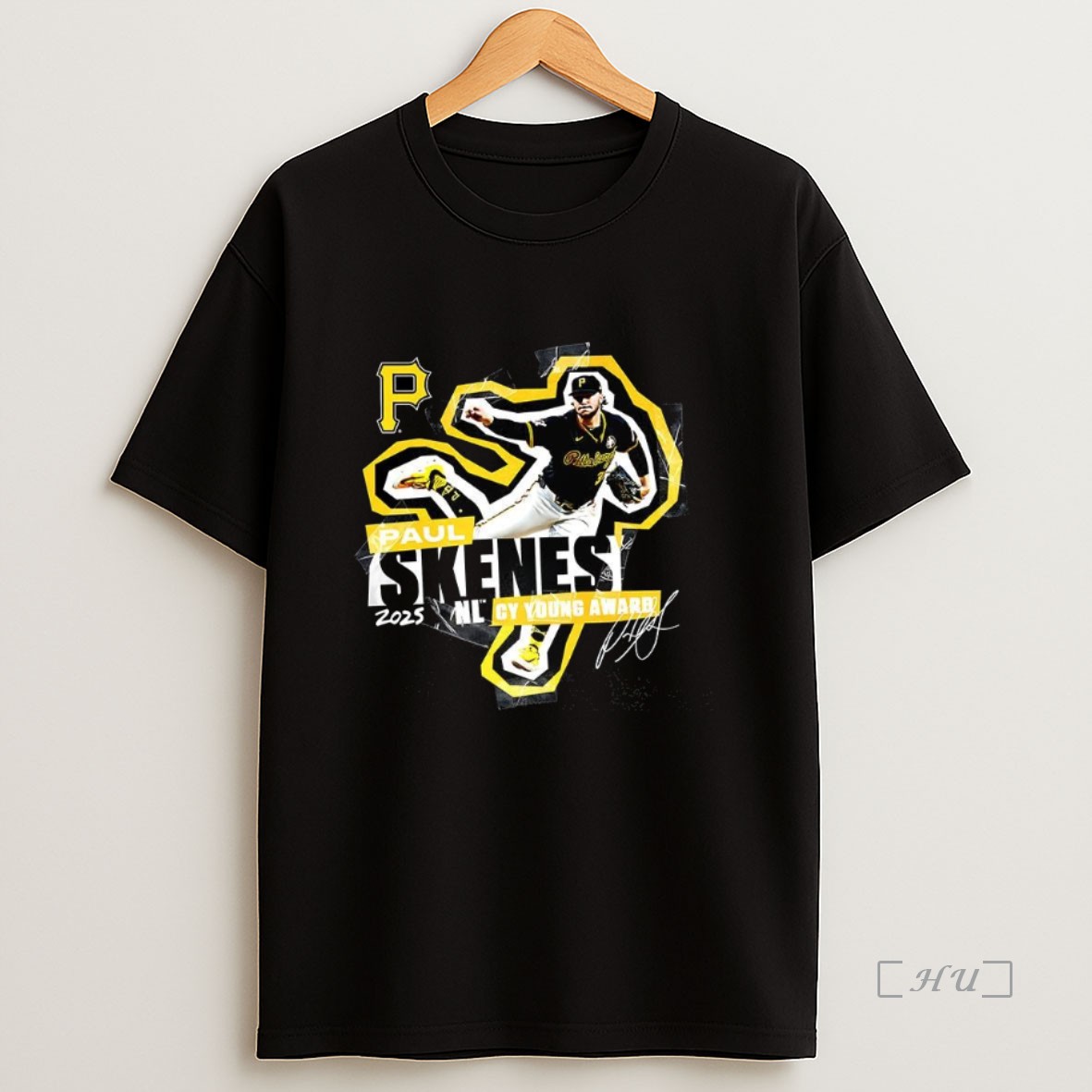 Officials Paul Skenes Pittsburgh Pirates 2025 National League Cy Young Award Winner Signature Premium Shirt Sweatshirt Tee