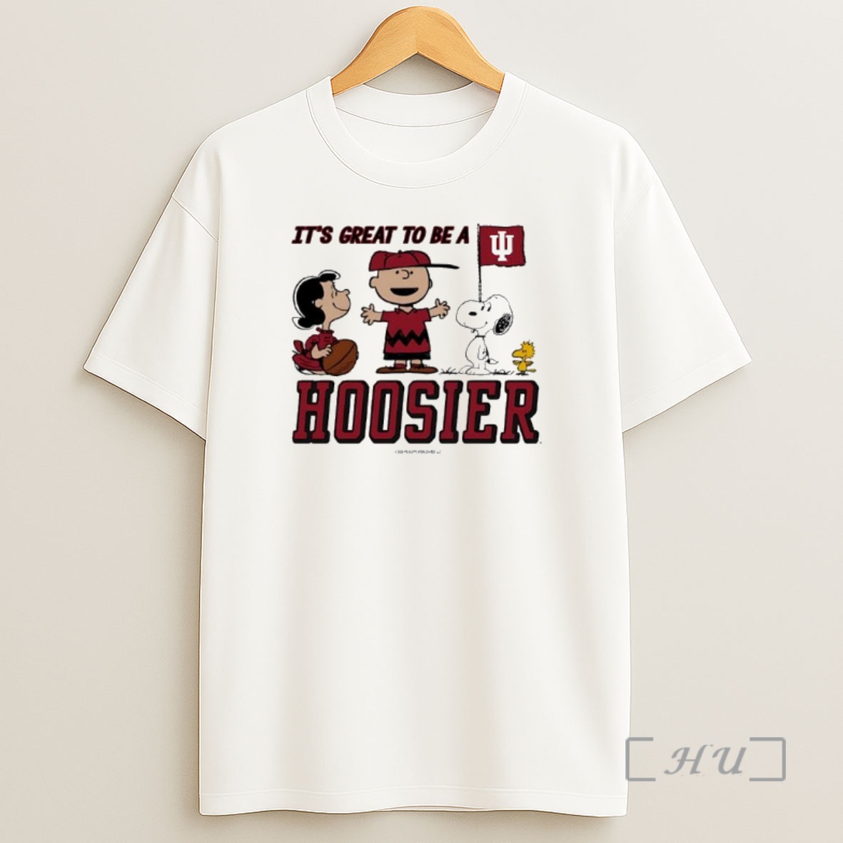Officials Peanuts Characters X Indiana Hoosiers Its Great To Be A Hoosier Premium Shirt Sweatshirt Tee