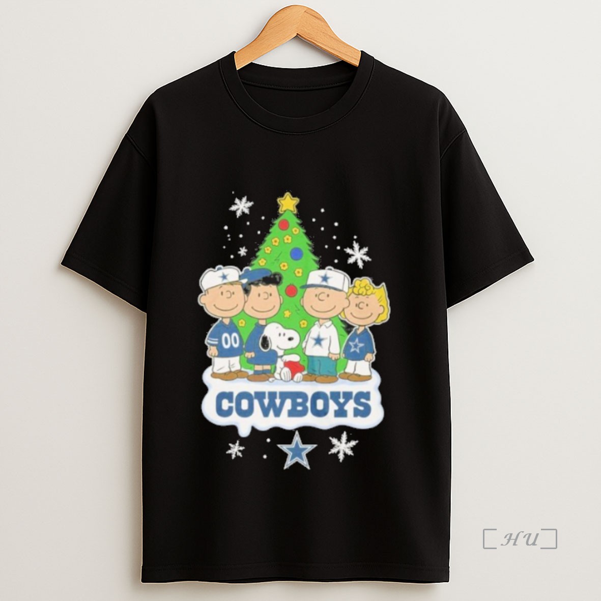 Officials Peanuts Cowboys Tree Christmas Premium Shirt Sweatshirt Tee