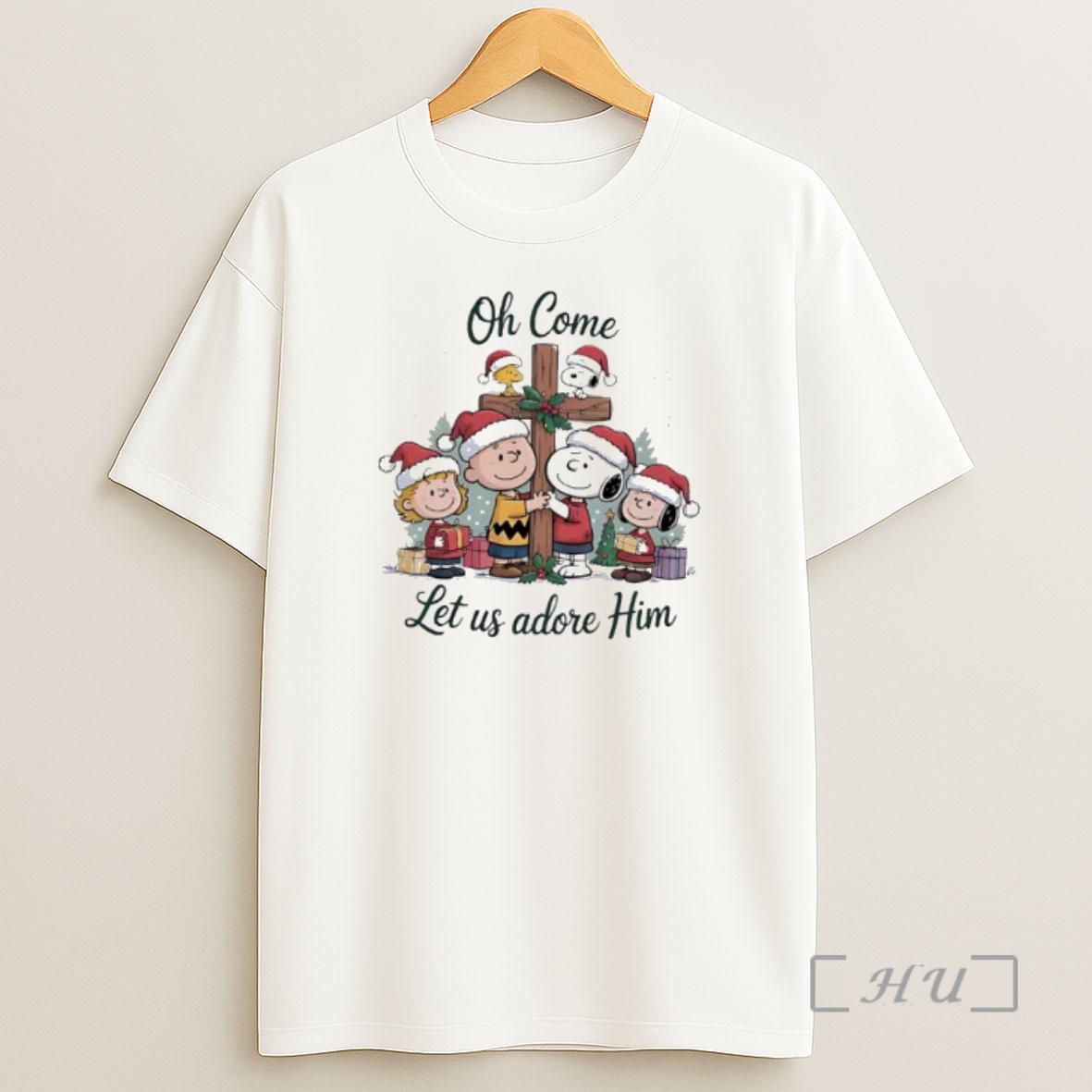 Officials Peanuts Nativity Christmas Oh Come Let Us Adore Him Premium Shirt Sweatshirt Tee