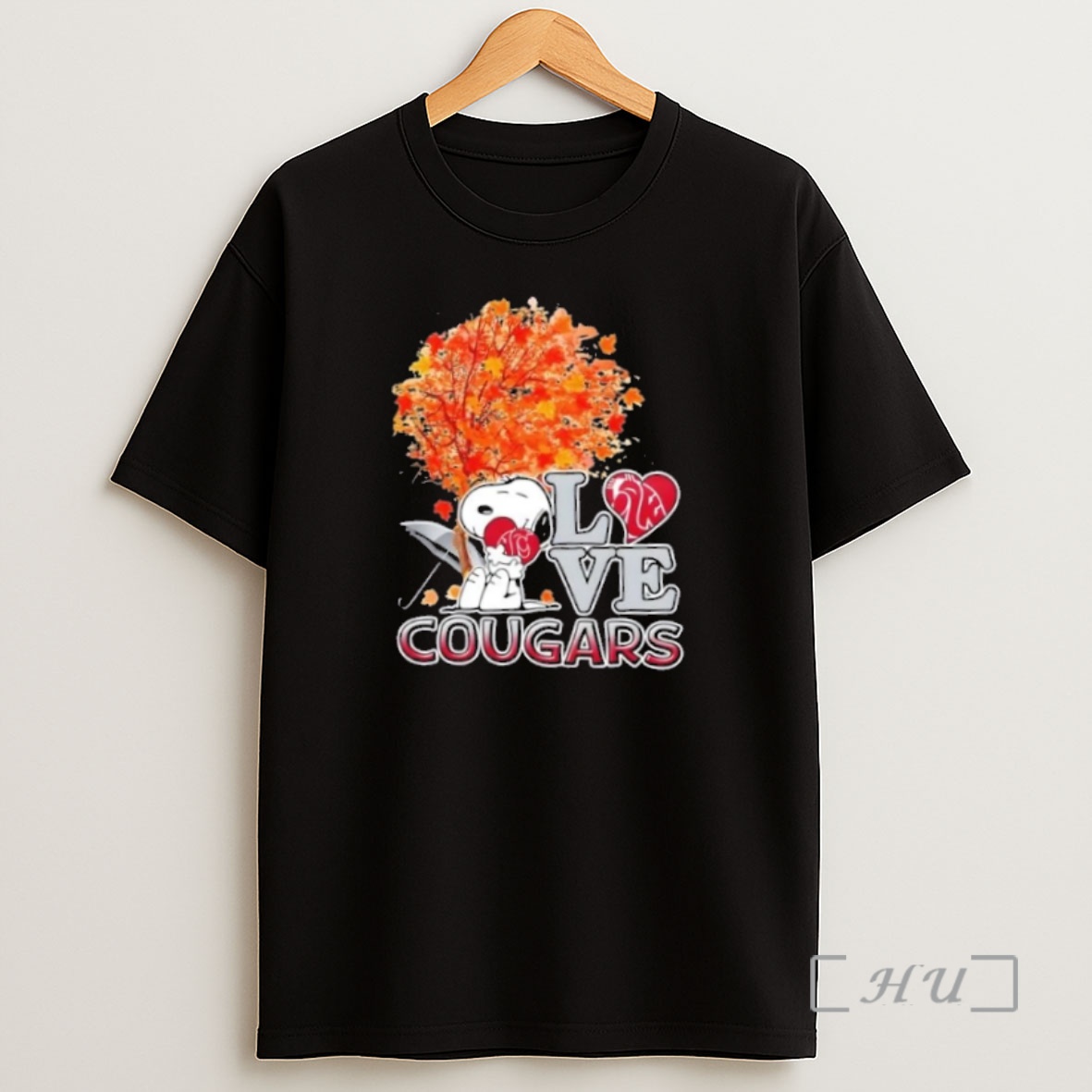 Officials Peanuts Snoopy Hug Heart I Love Washington State Cougars Premium Shirt Sweatshirt Tee