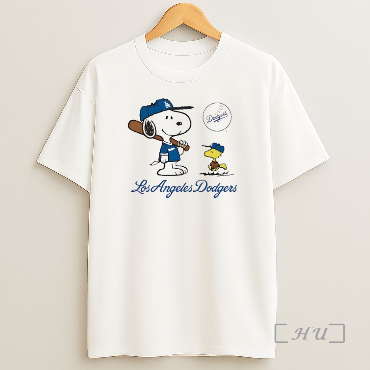 Officials Peanuts Snoopy Woodstock Los Angeles Dodgers Premium Shirt Sweatshirt Tee