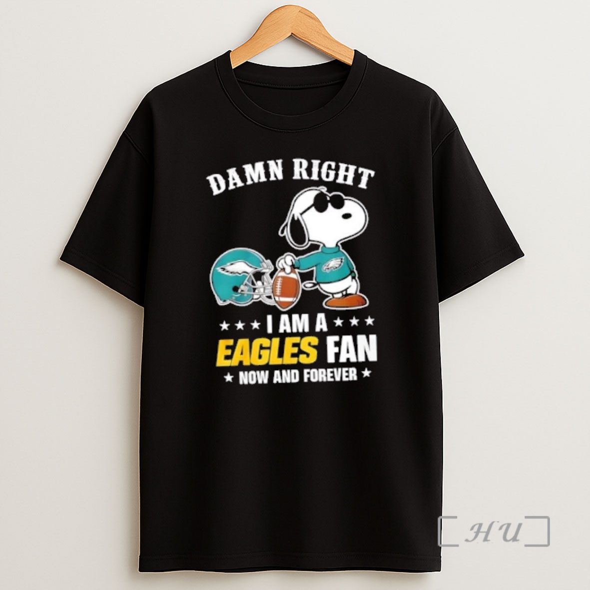 Officials Peanuts Snoopy Damn Right I Am A Philadelphia Eagles Fan Now And Forever Premium Shirt Sweatshirt Tee