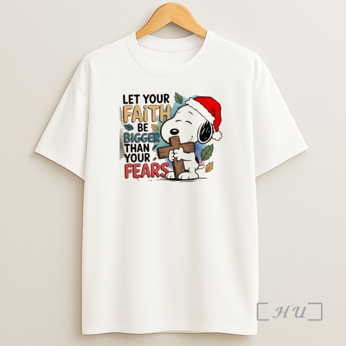Officials Peanuts Snoopy Let Your Faith Be Bigger Than Your Fears Christmas Premium Shirt Sweatshirt Tee