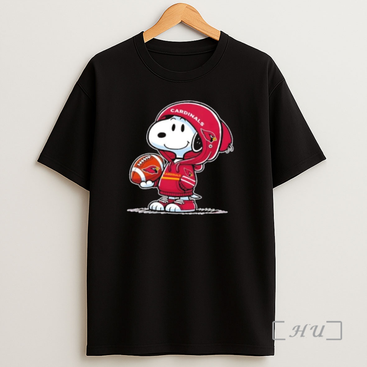 Officials Peanuts Snoopy Wearing Arizona Cardinals And Smilling At Fans Premium Shirt Sweatshirt Tee