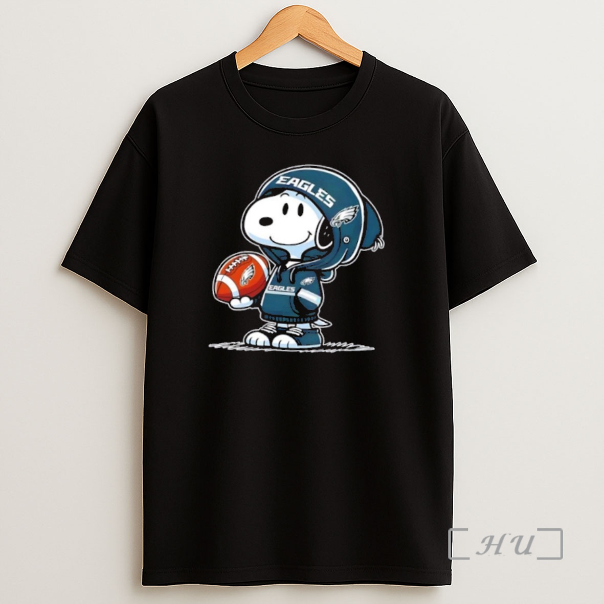 Officials Peanuts Snoopy Wearing Philadelphia Eagles And Smilling At Fans Premium Shirt Sweatshirt Tee
