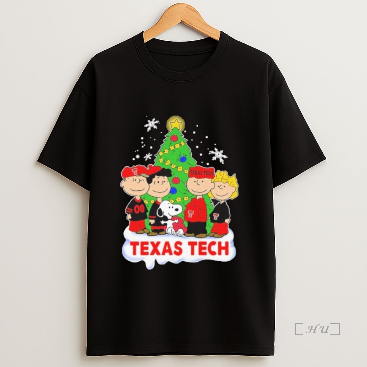 Officials Peanuts Texas Tech Tree Christmas Premium Shirt Sweatshirt Tee