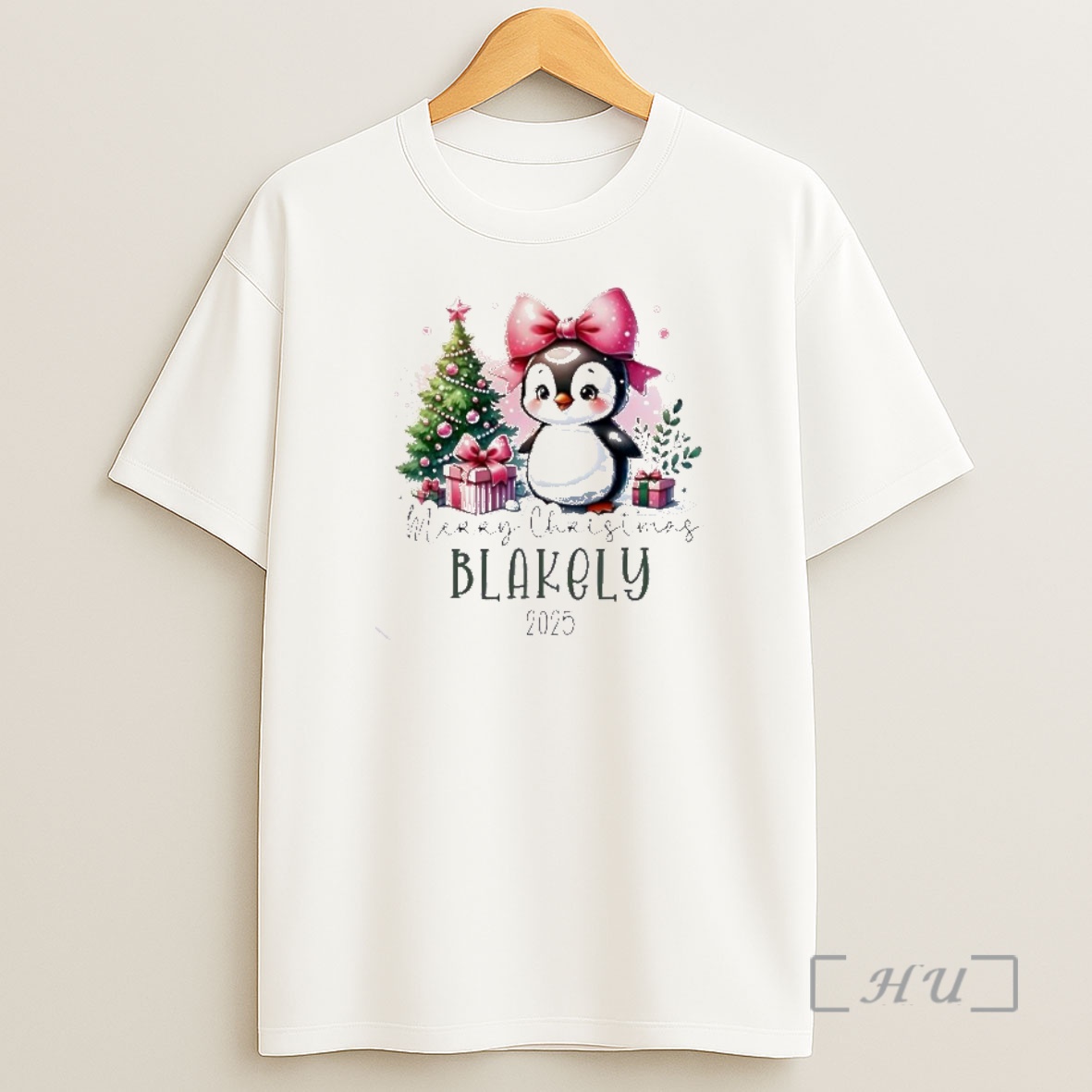 Officials Penguin Xmas Tree Merry Christmas 2025 Personalized Ornaments White Premium Shirt Sweatshirt Tee