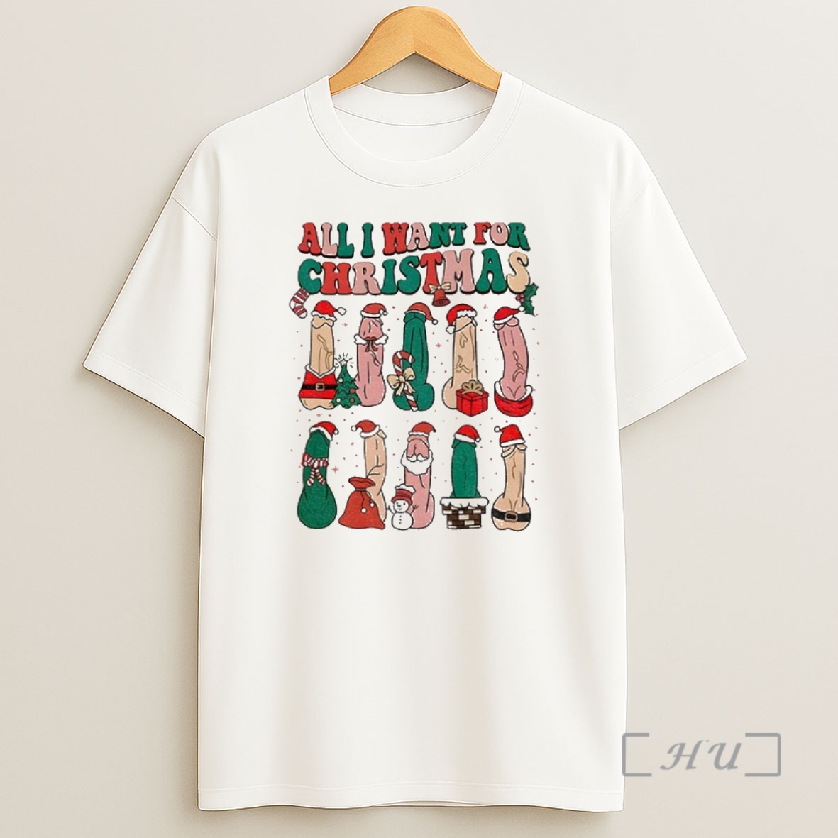 Officials Penis All I Want For Merry Christmas Xmas Naughty Premium Shirt Sweatshirt Tee