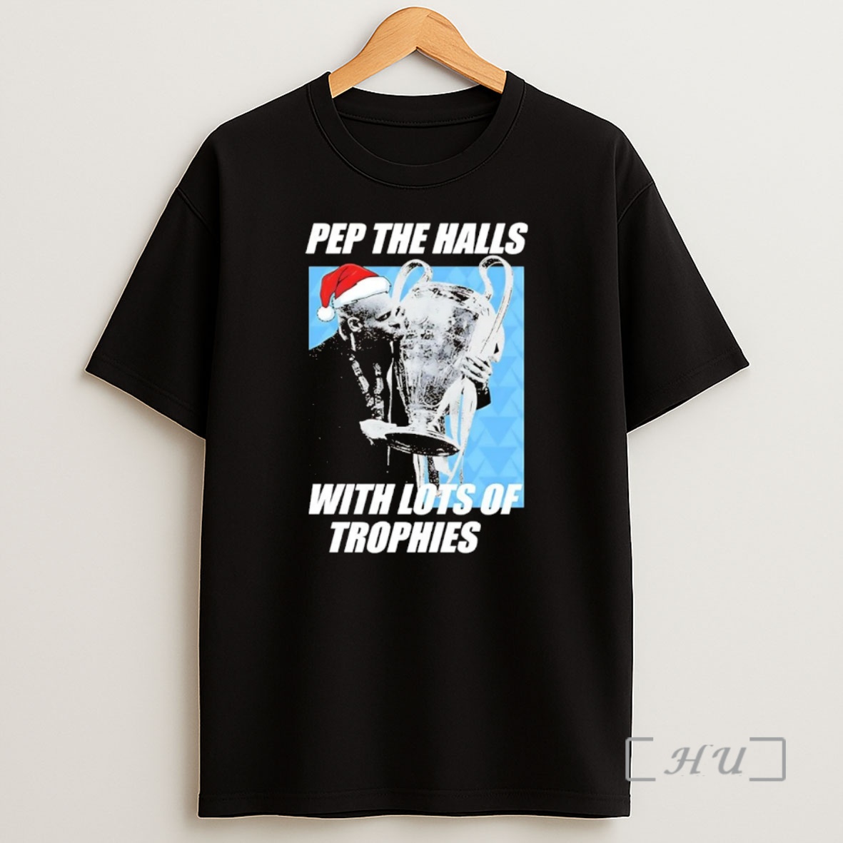 Officials Pep Guardiola Pep The Halls With Lots Of Trophies Christmas Premium Shirt Sweatshirt Tee
