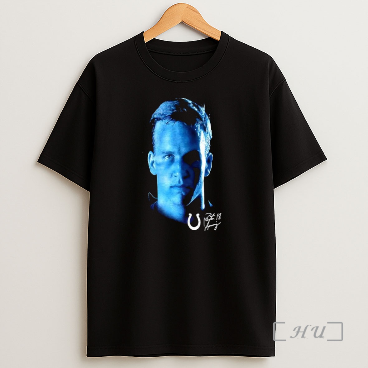 Officials Peyton Manning Indianapolis Colts Football Number 18 2000s Signature Premium Shirt Sweatshirt Tee