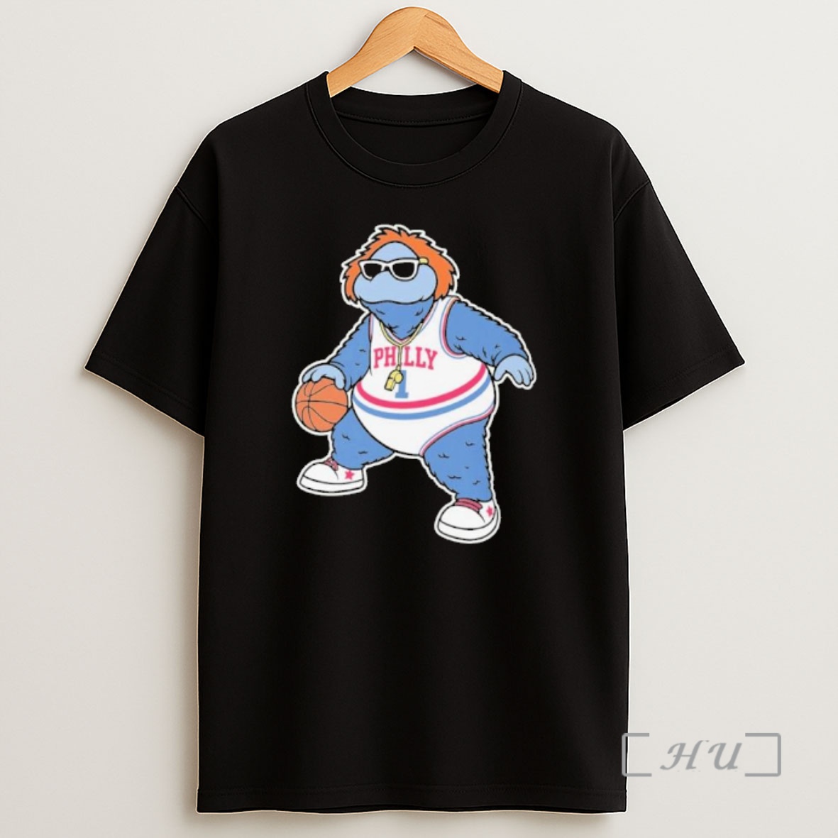 Officials Philadelphia 76ers Big Shot Mascot Premium Shirt Sweatshirt Tee